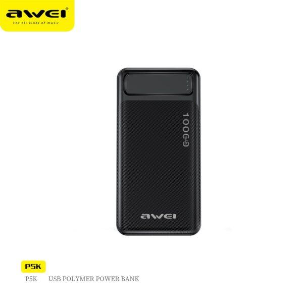 Awei P5K 10000mAh Fast Charging Power Bank