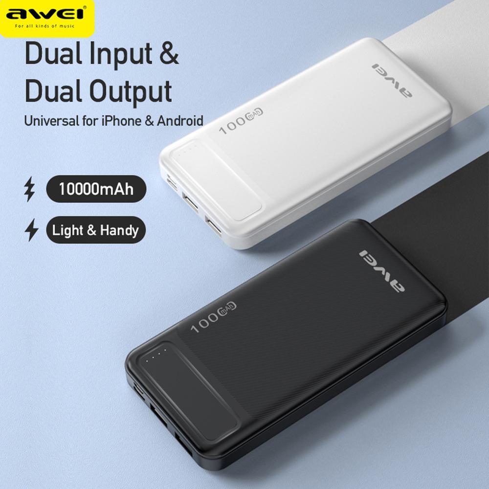 Awei P5K 10000Mah Fast Charging Power Bank B