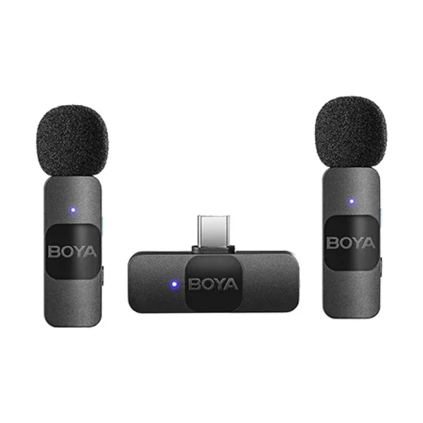 BOYA BY V20 Ultracompact 2 4GHz Wireless Microphone System for Type C device