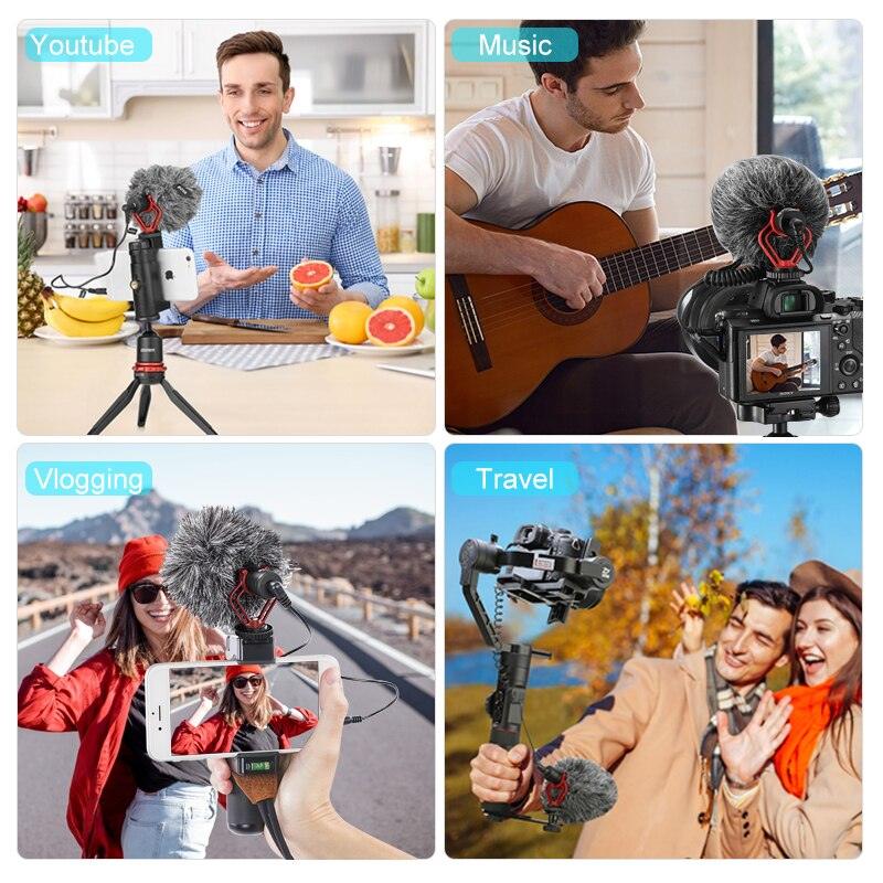 Boya By Mm1 Microphone Vlogging &Amp; Youtube Video Microphone For Smartphone, Pc Dslr A