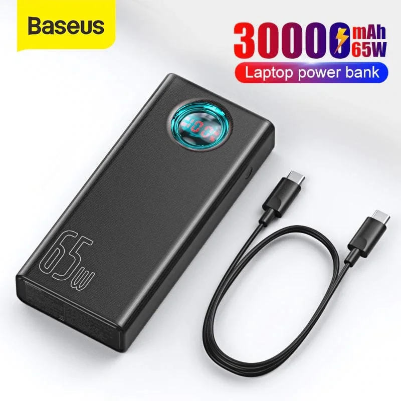 Baseus Amblight Pplg000102 30000Mah 65W Power Bank With Digital Display A