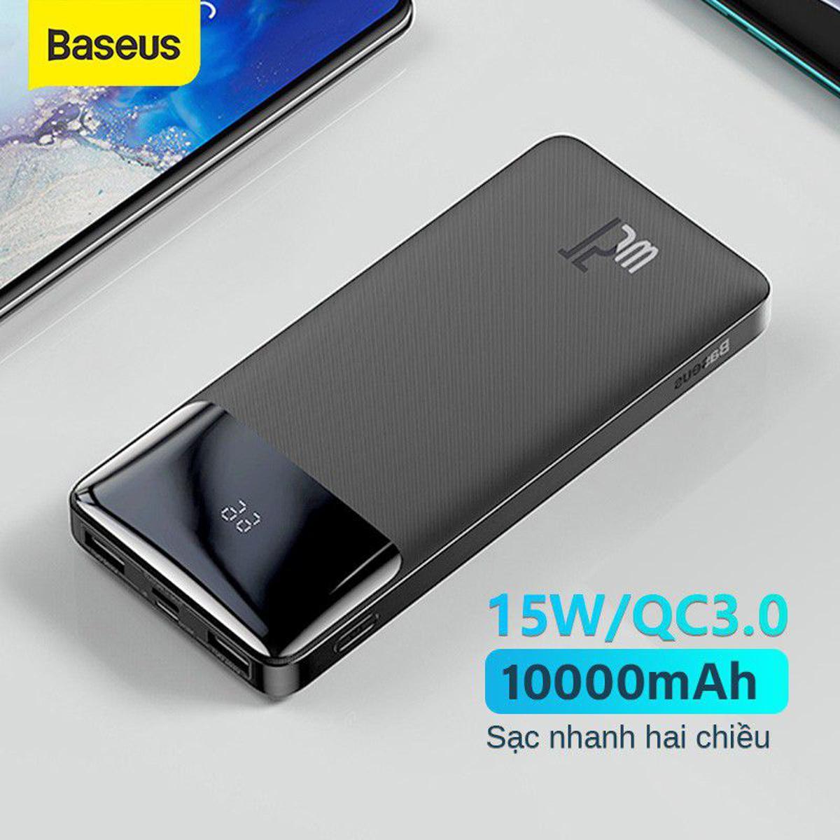 Baseus Bipow 15W 10000Mah Digital Display Power Bank C