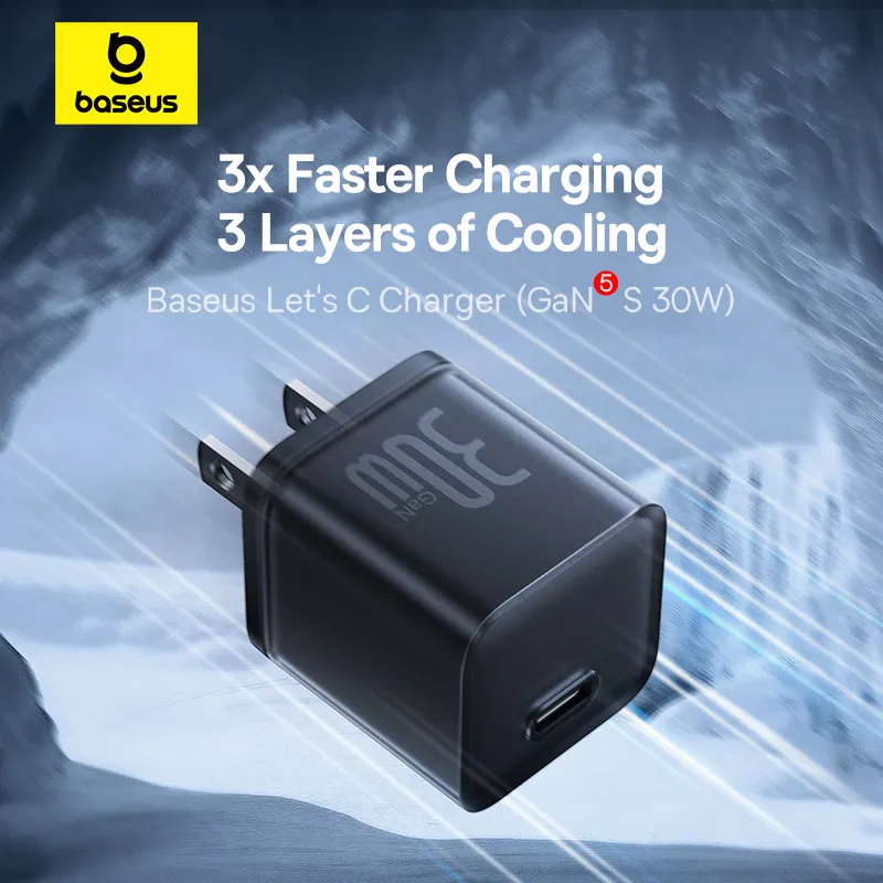 Baseus Gan5 30W Type C Fast Charging Charger