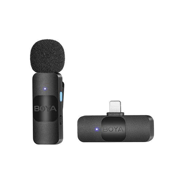 Boya BY V1 Ultracompact 2 4GHz Wireless Microphone For IOS Device