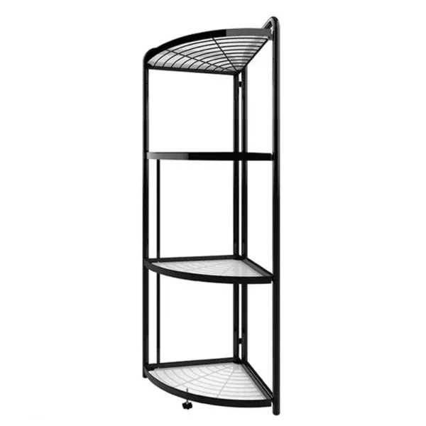 Carbon Steel 4 Tier Foldable Corner Shelf a