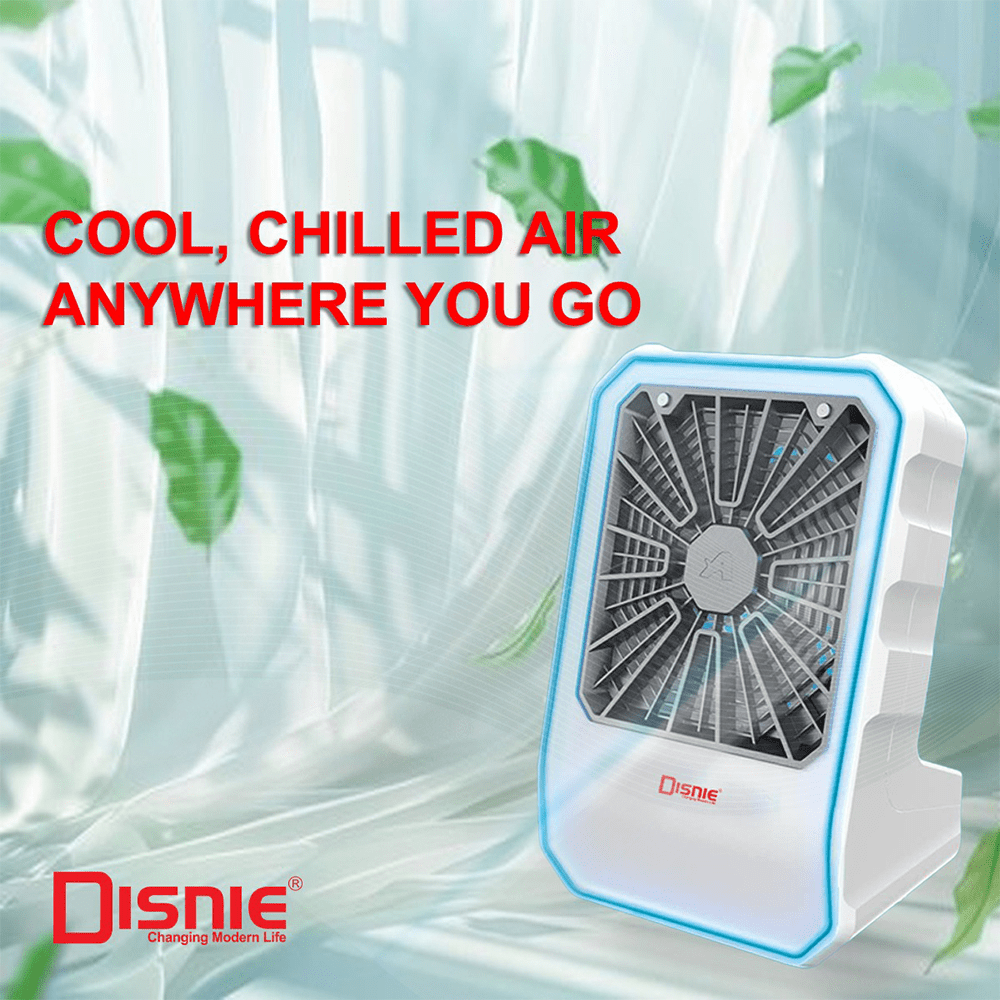 Disnie Ac Dc Portable Rechargeable Electric Handheld Mini Fan With Water Mist A