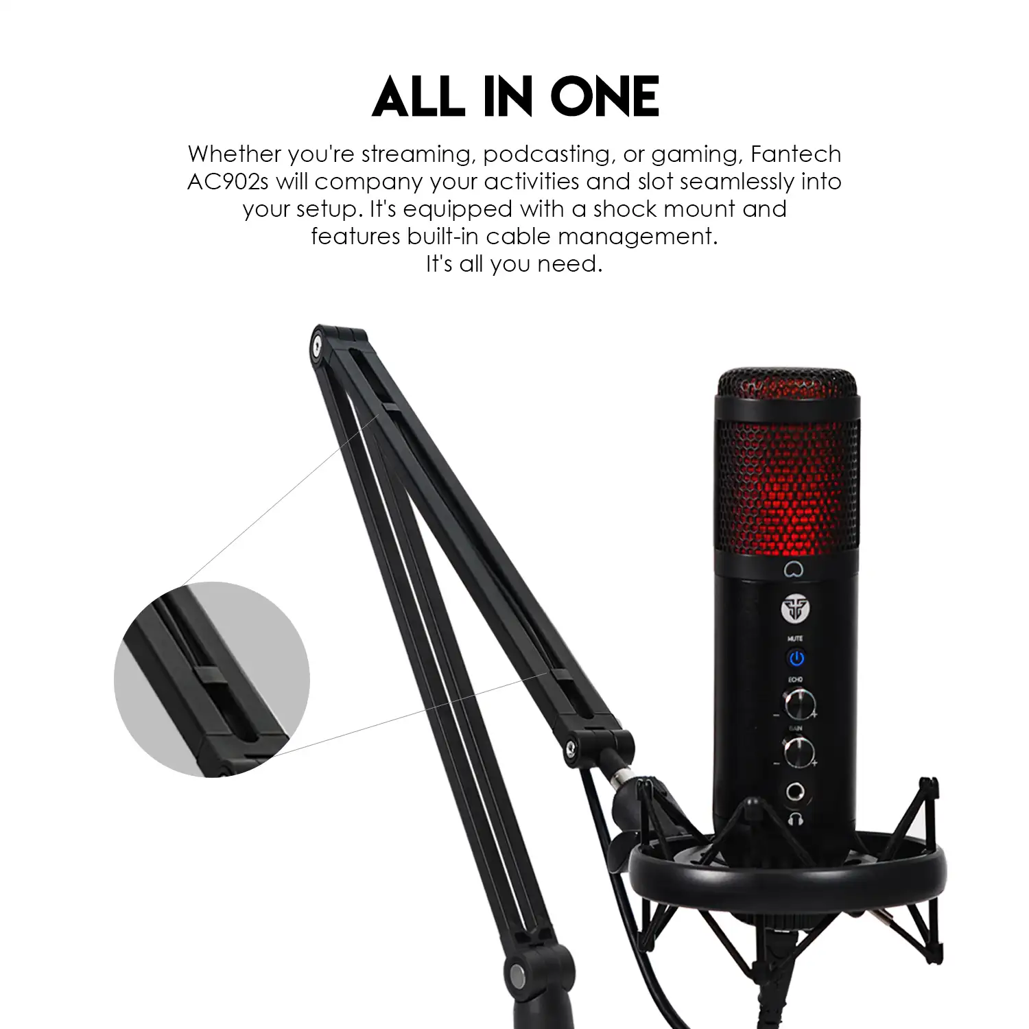 Fantech Ac902 Microphone Boom Arm B