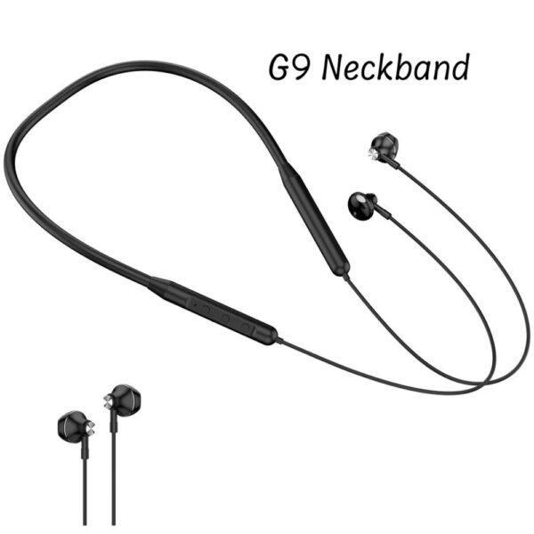 GearUP G9 Neckband Magnetic Metal Earphone With Good Quality Microphone