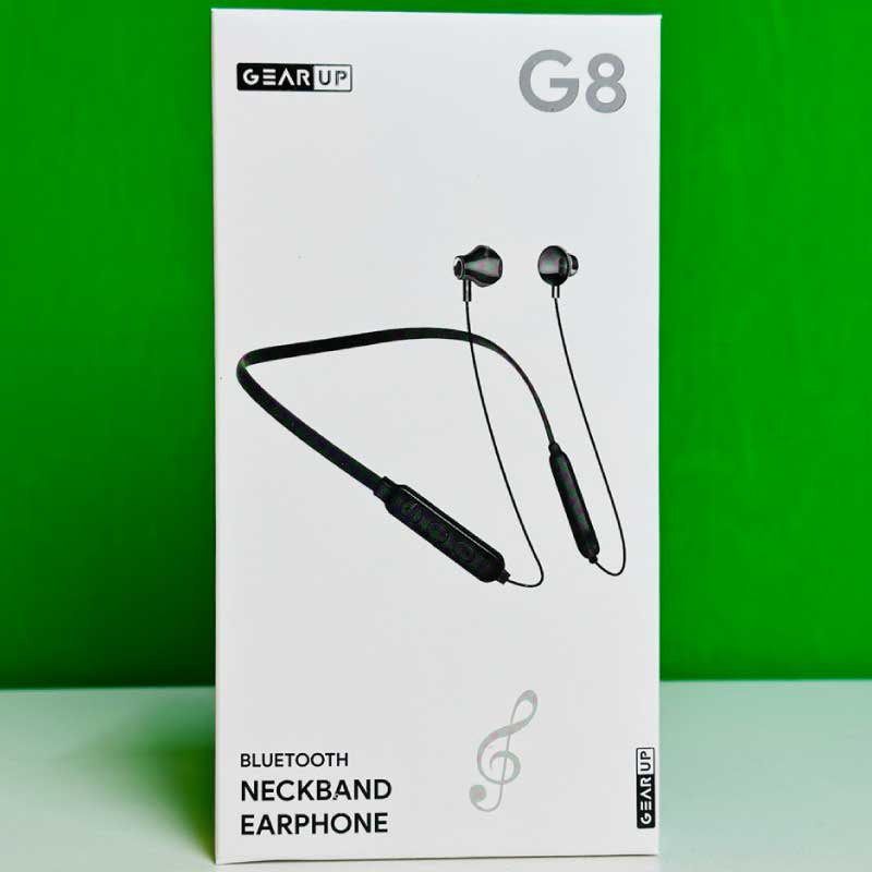 Gearup G8 Sports Neckband With Magnetic Headsets A