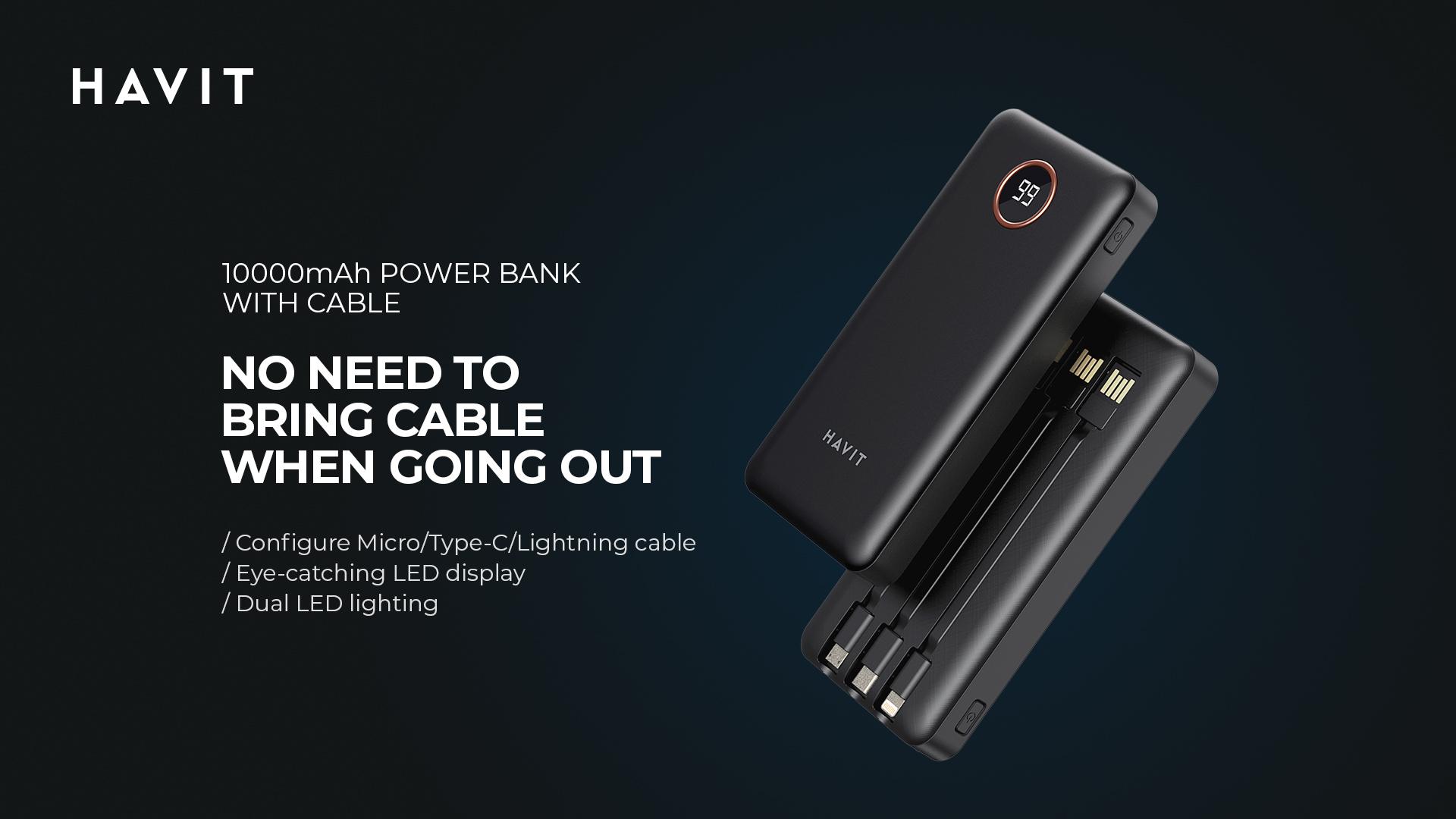 Havit Pb74 10000Mah Power Bank A