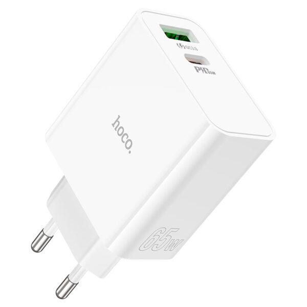 Hoco C113A PD65W + QC3 0 EU Wall Charger with Cable g