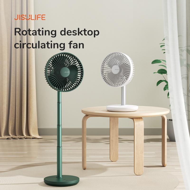 Jisulife Fa13P Oscillating Extendable Desk Fan 8000Mah A