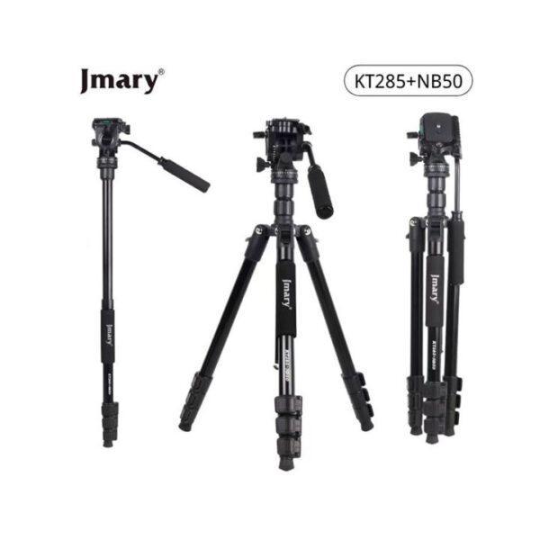 Jmary KT285+NB50 1 77M 2 In 1 Hydraulic head Professional Camera Tripod g