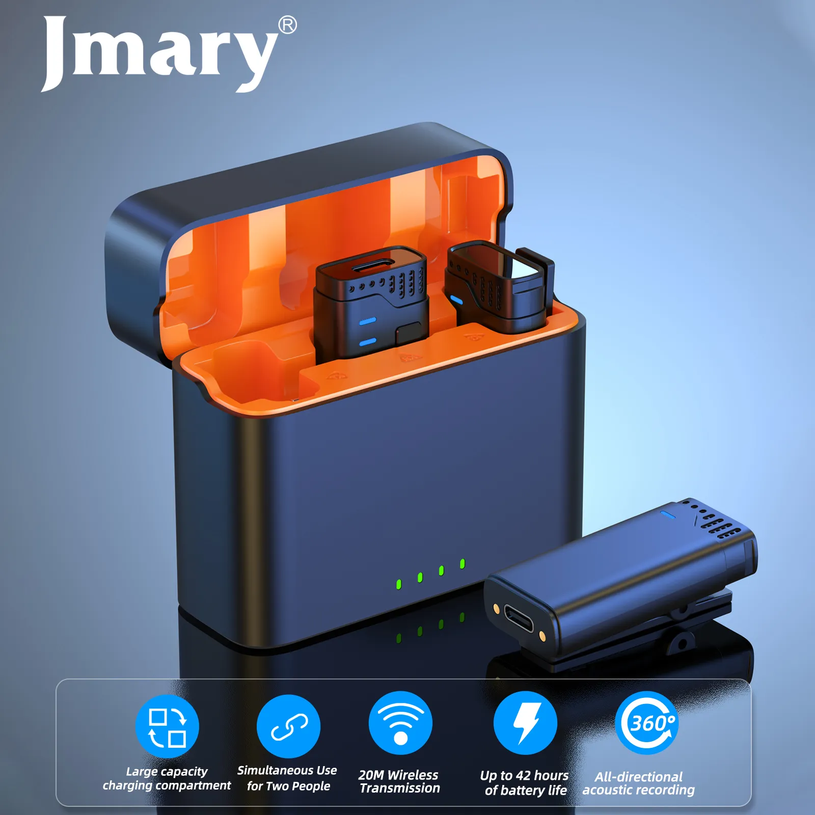 Jmary Mw 16 2 4G Wireless Microphone For Mobile And Camera A