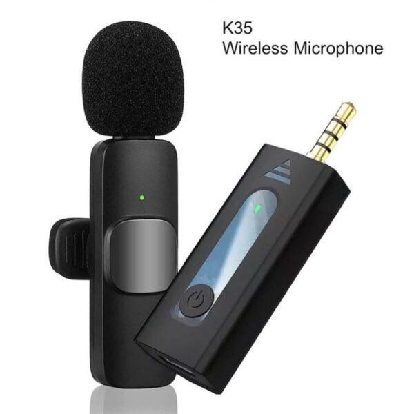 K35 Single Wireless Microphone For 3 5mm Supported Devices