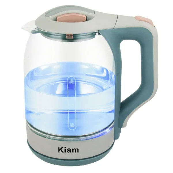 Kiam BL002 Electric Kettle Automatically Turns Off – Automatic Over Heat Protection (1 8 L)