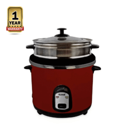 Kiam DRC 9704 2.8 liter Stainless Steel + Non Stick Double Pot Rice Cooker