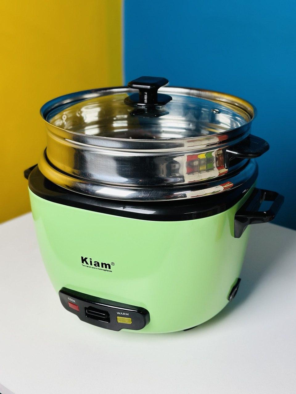 Kiam Drc 9704 2 8 Liter Stainless Steel + Non Stick Double Pot Rice Cooker C