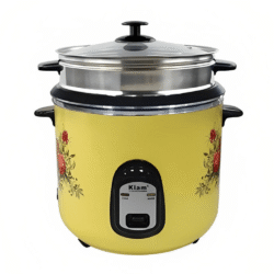 Kiam SFB 5704 2.8 liter Stainless Steel + Non Stick Double Pot Rice Cooker d