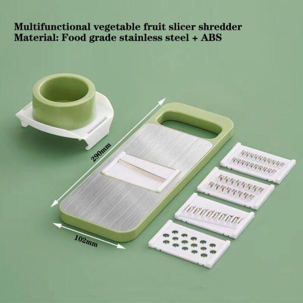 Kitchen 5 In 1 Multifunctional Vegetable Slicer Cutter Potato Shredders Garlic Carrot Grater Chopper b