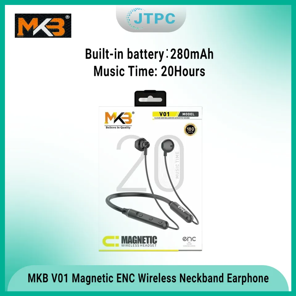 Mkb V01 Magnetic Enc Wireless Neckband C