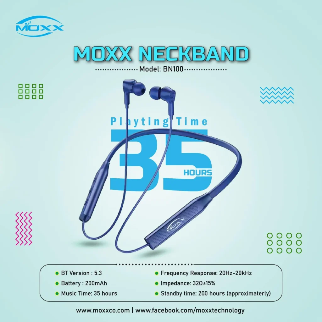 Moxx Bn 100 Wireless Neckband A