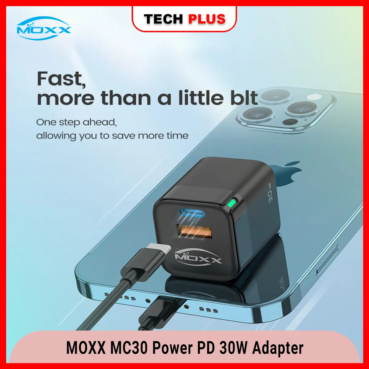 Moxx Mc30 Power Pd 30W Adapter Type C &Amp; Usb+A Port A