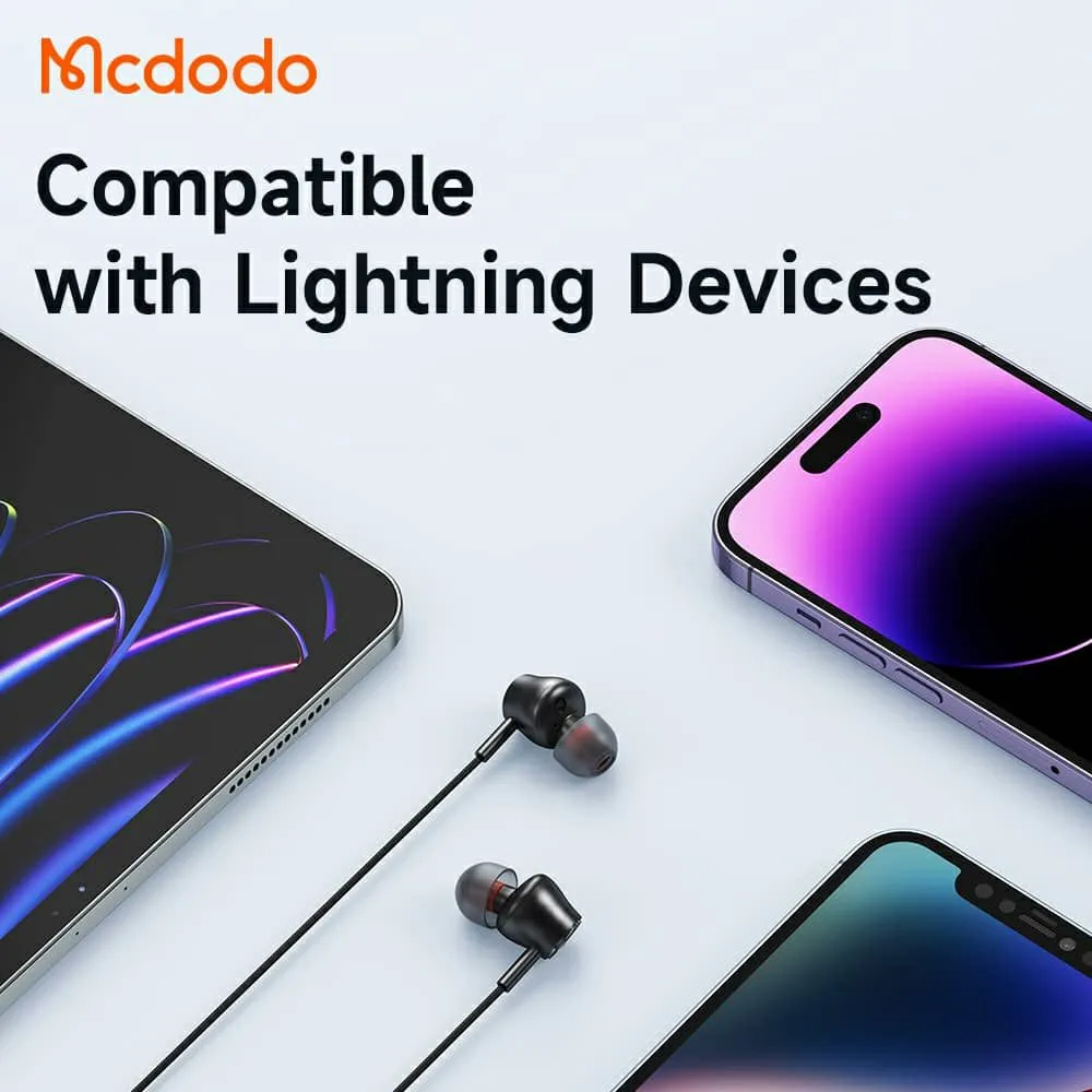 Mcdodo Hp 3480 Earphone For Lightning A