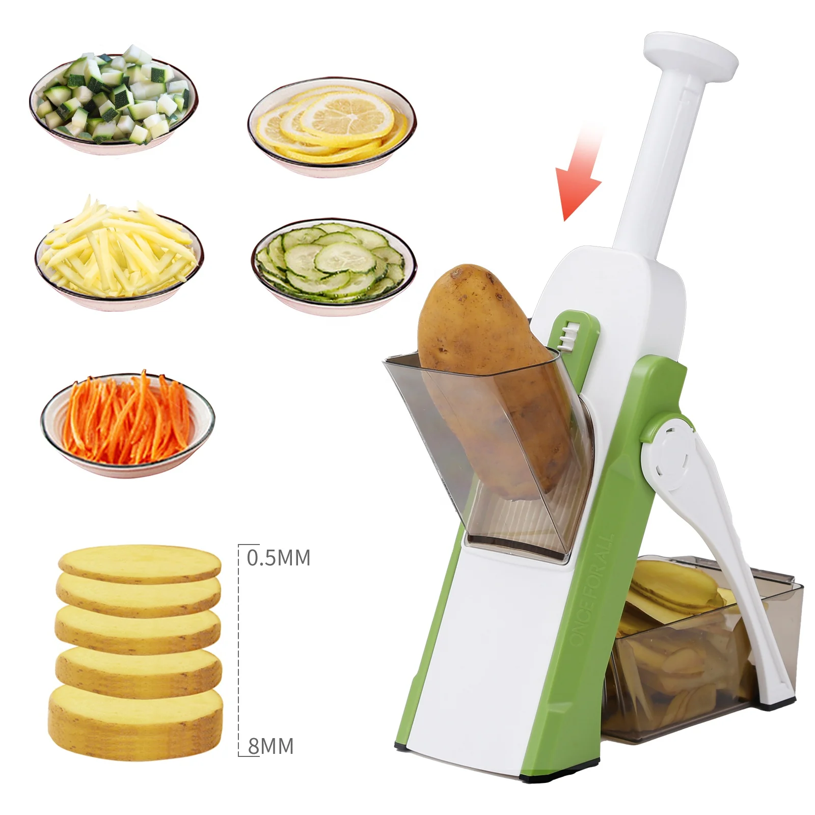 Multi Functional Vegetable Cutter With Slicer A