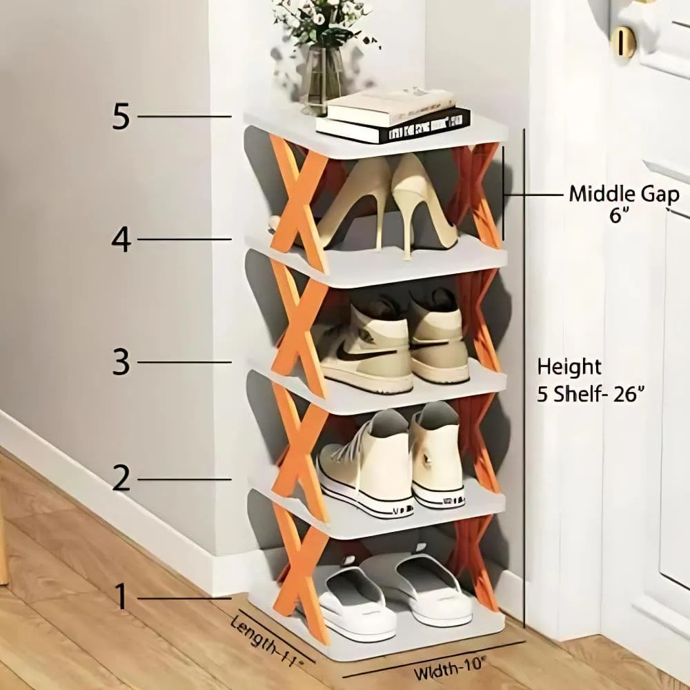 Multifunctional 5 Layer Shoe Organizer Rack C