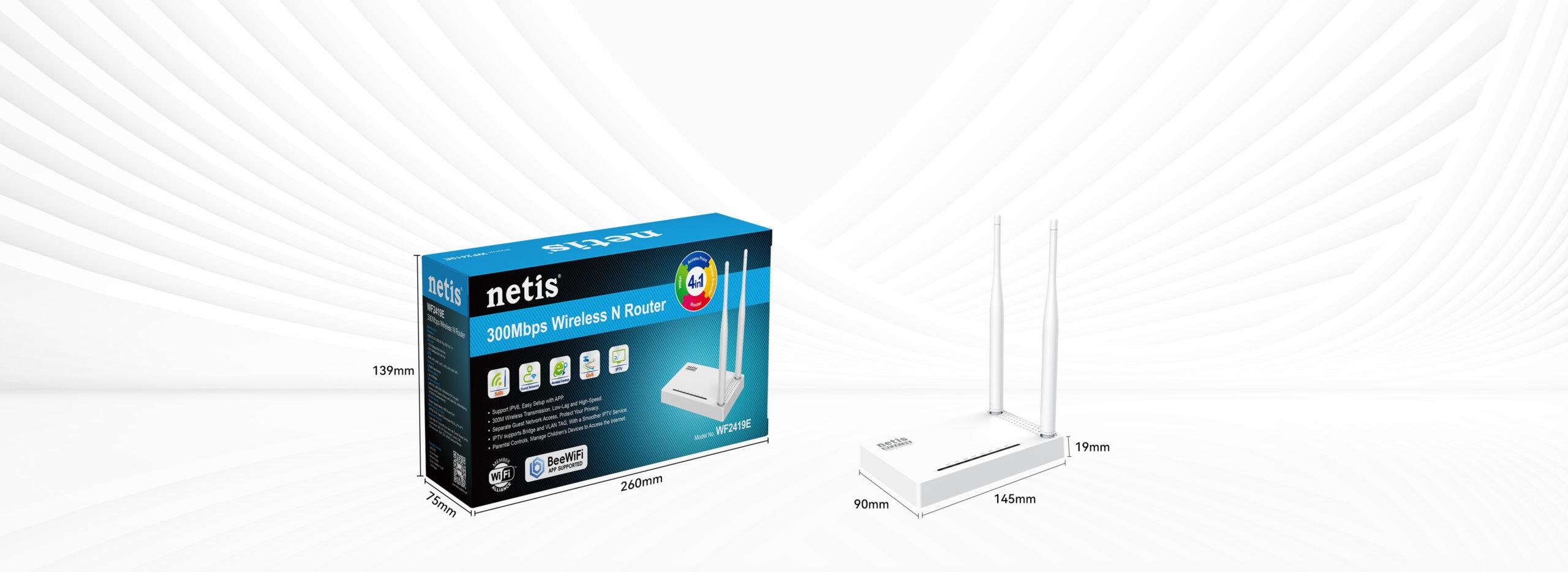 Netis Wf2419E 300Mbps Wireless N Router F