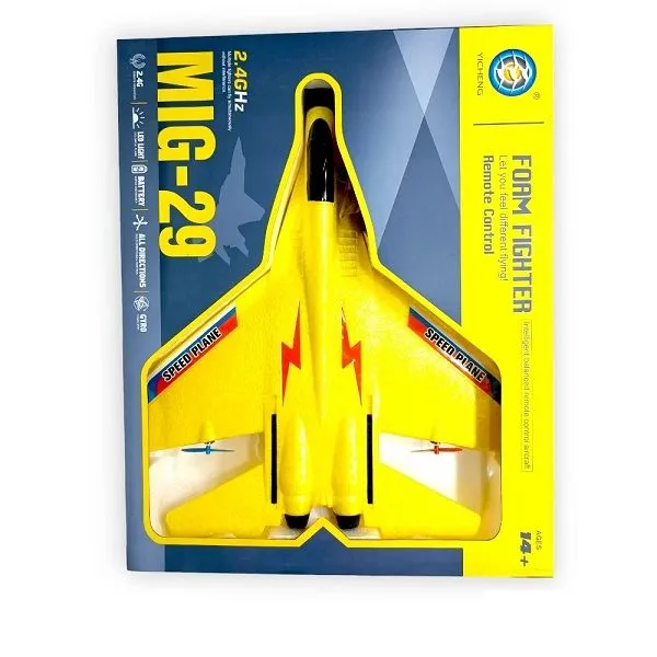 Rc Foam Fighter Mig 29 Airplane Toy For Kids B