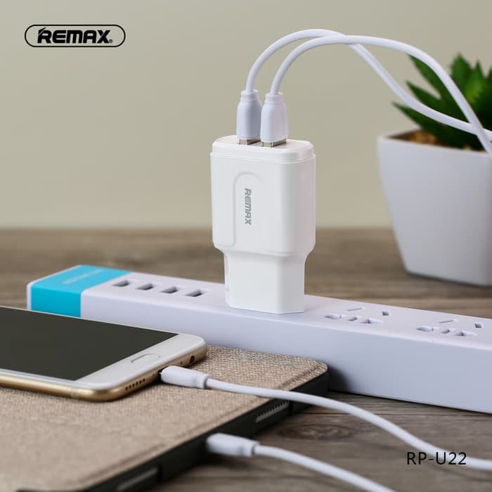 Remax Rp U22 Fast Charging Adaptor 2 4A With Data Cable C