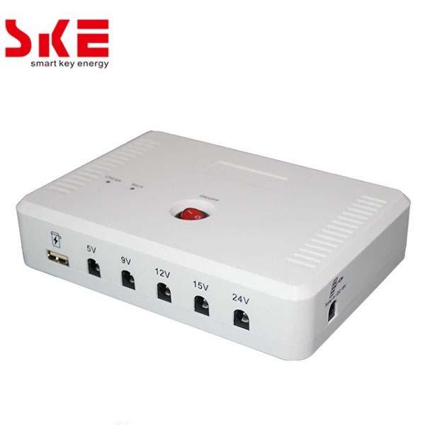 SKE SK616 Mini UPS For Wifi Router ONU IP CamCC Cam 13,200mAh With 5 Output