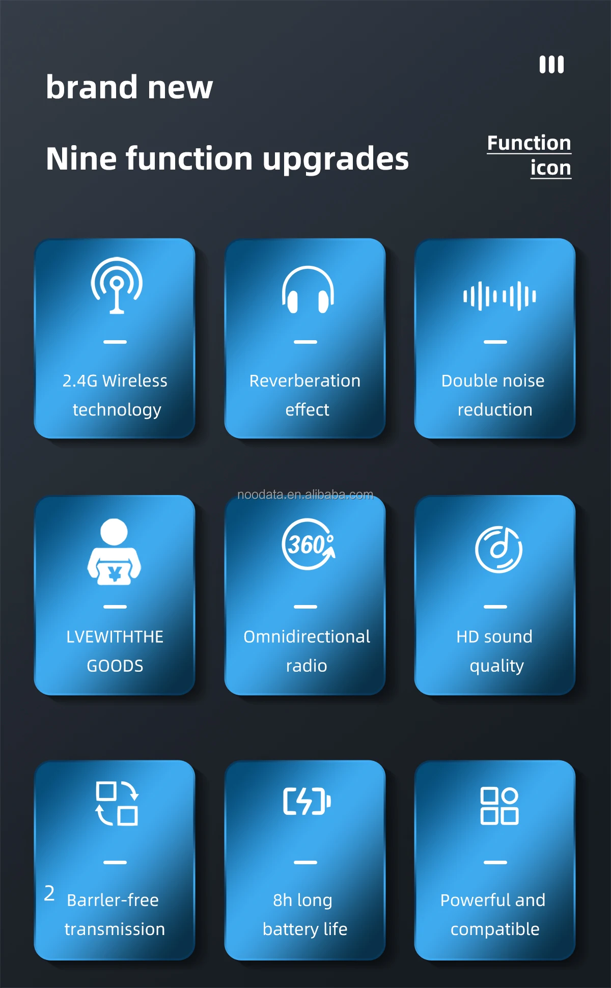 Sx9 Dual Wireless Microphone B