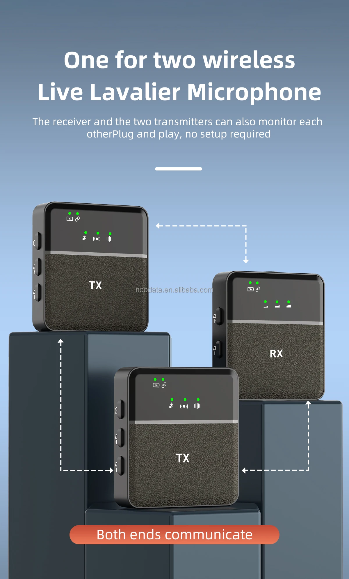 Sx9 Dual Wireless Microphone C