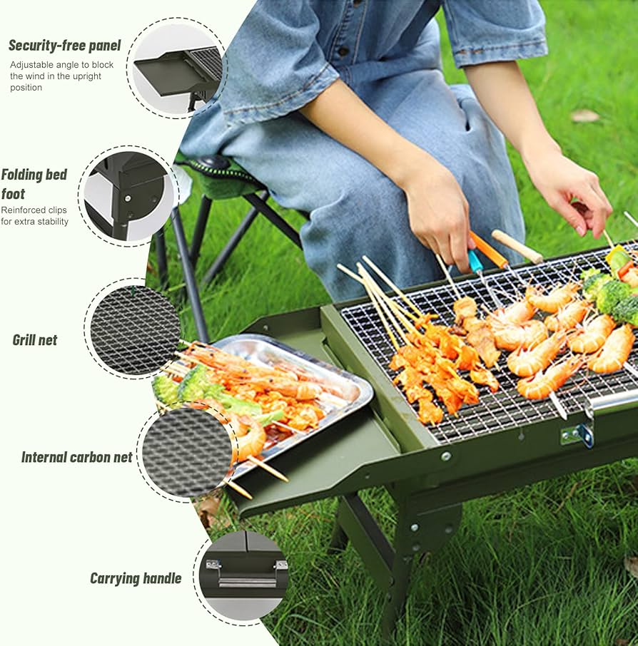 Tl 372 Mini Portable Bbq Grill D