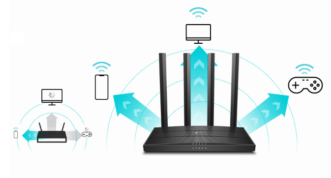 Tp Link Archer C80 Ac1900 Dual Band Gigabit Wi Fi Router D