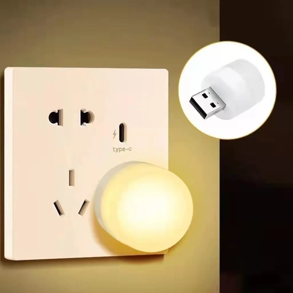 Usb Mini Led Night Light (5Pcs Pack) D