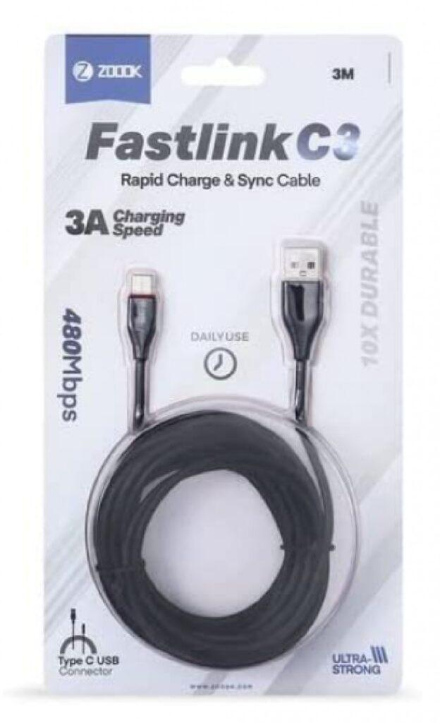 Zoook Fastlink C Usb Type C Rapid Charge &Amp; Sync Cable A