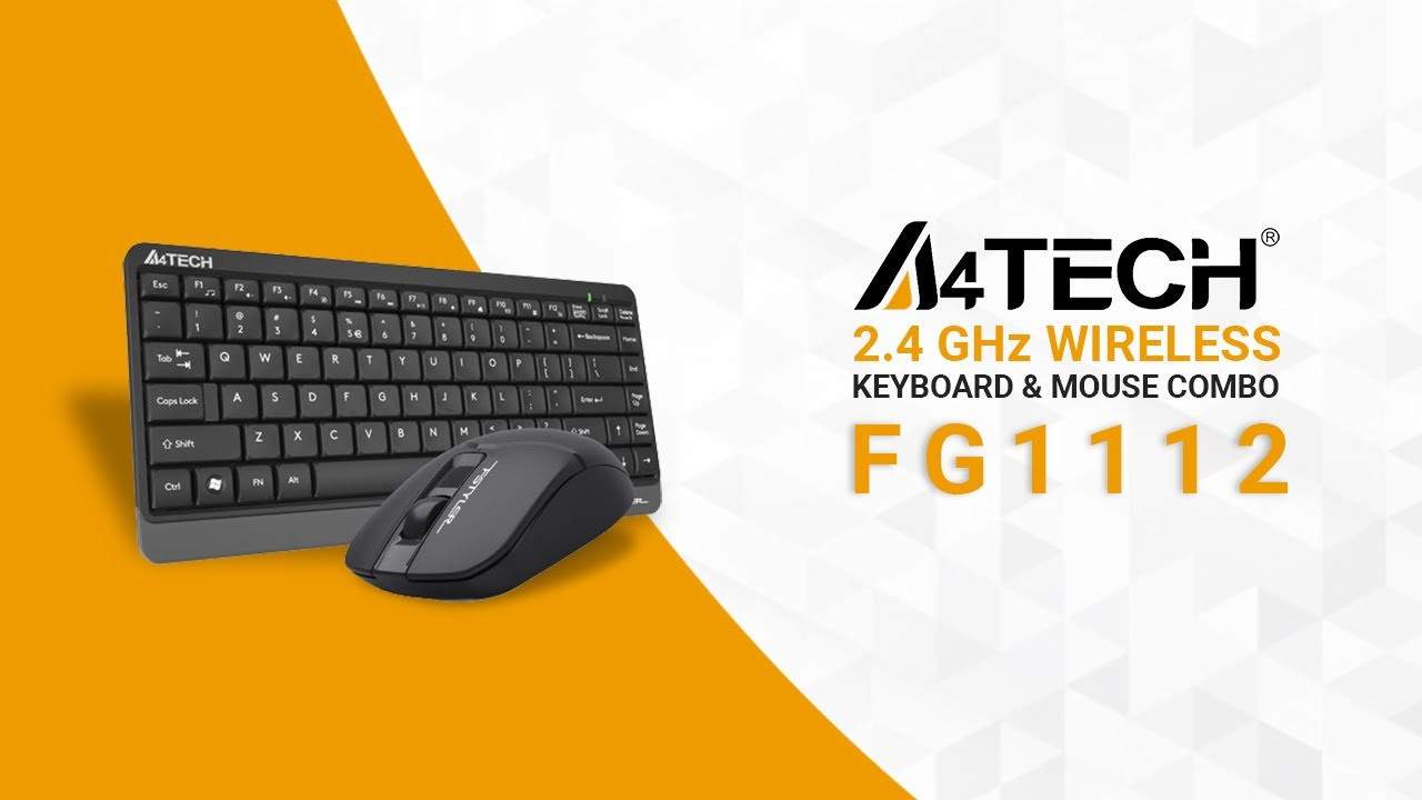 A4Tech Fg1112 Wireless Keyboard &Amp; Mouse Combo With Bangla A