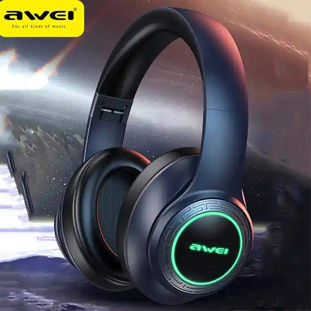 Awei A300Bl Wireless Headphone With Led Lighting Earphone B