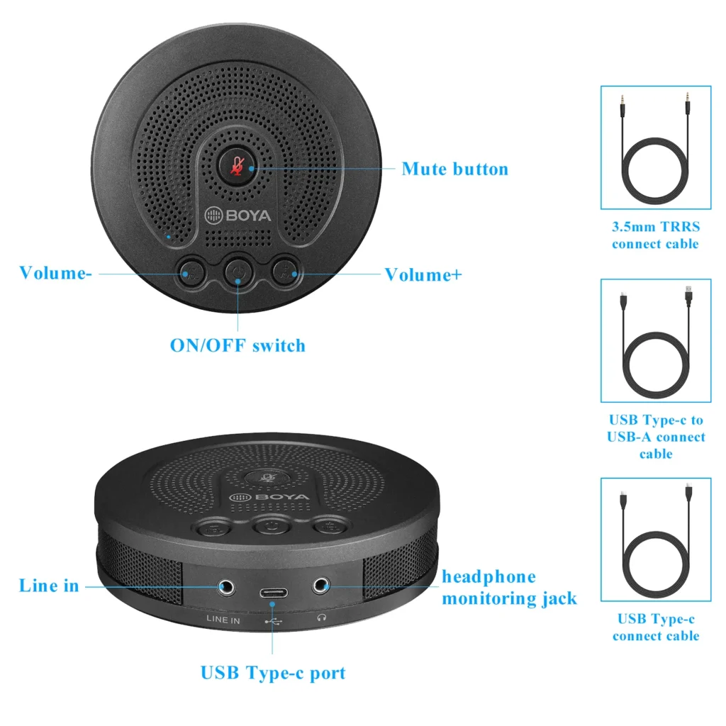 Boya By Bmm400 Conference Microphone Speaker B