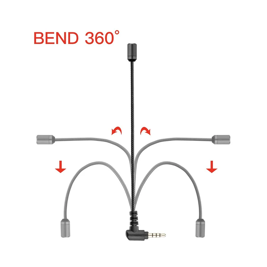 Boya By Um4 3 5Mm Mini Flexible Microphone C