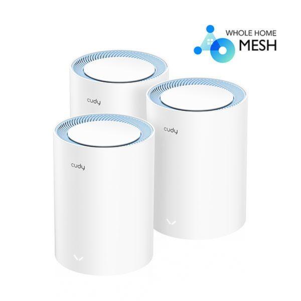 Cudy M1200 AC1200 Whole Home Mesh WiFi Router (3 Pack)