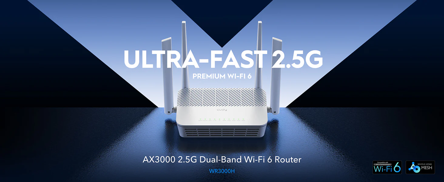 Cudy Wr3000 Ax3000 Gigabit Dual Band Smart Wi Fi 6 Router E