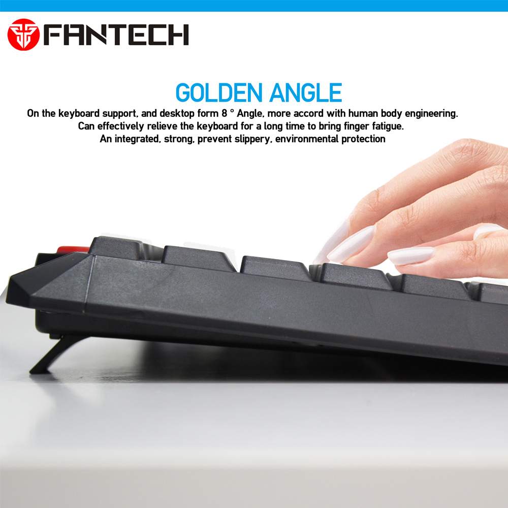 Fantech K 210 Usb Wired Multimedia Office Keyboard C