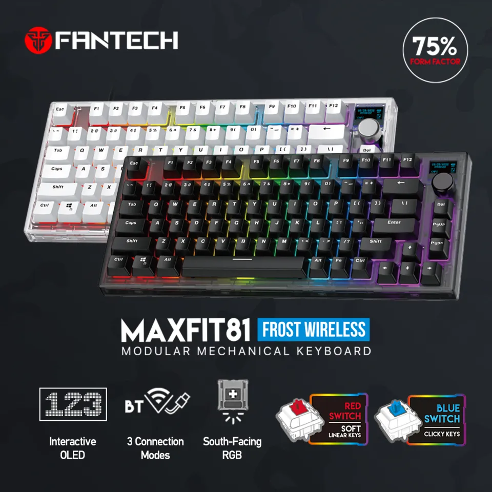 Fantech Maxfit81 Mk910 Gaming Keyboard Barebone Version A