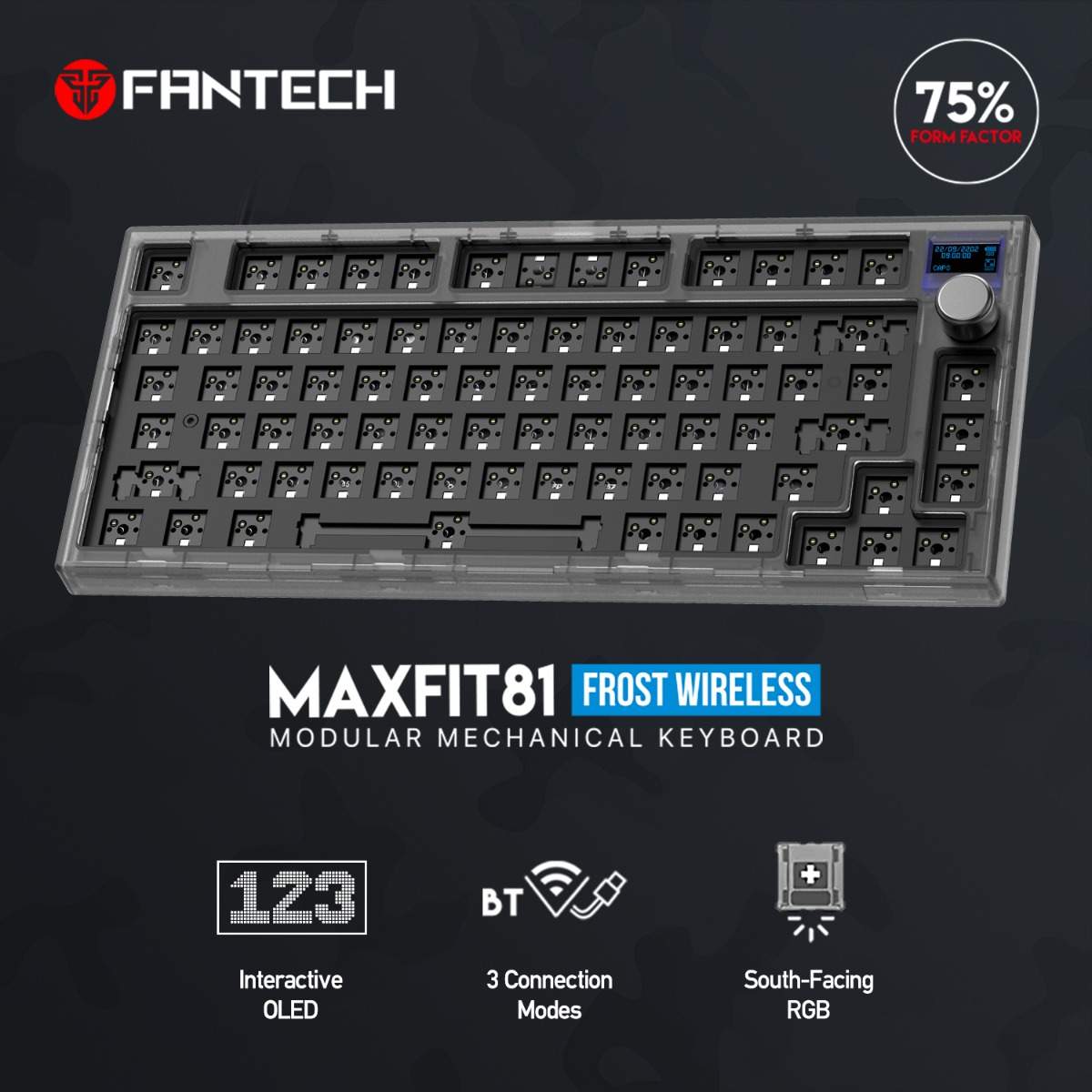 Fantech Maxfit81 Mk910 Gaming Keyboard Barebone Version C