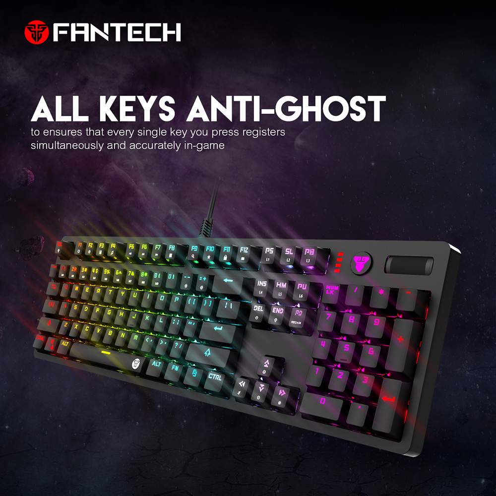 Fantech Mk851 Max Pro Usb Wired Mechanical Rgb Gaming Keyboard C